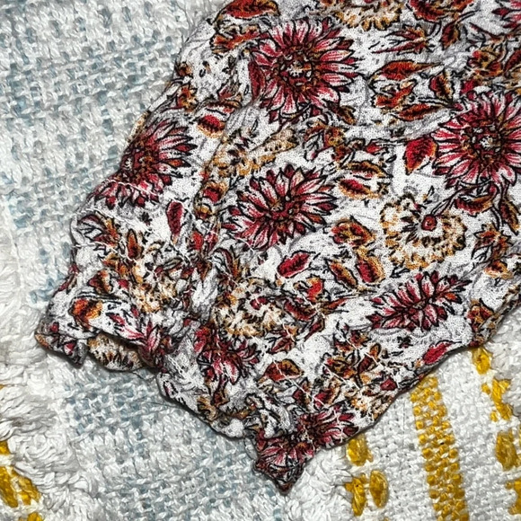 Cynthia Rowley Floral Smocked Boho Peasant Top Blouse Size Small New Never Worn - Picture 4 of 8